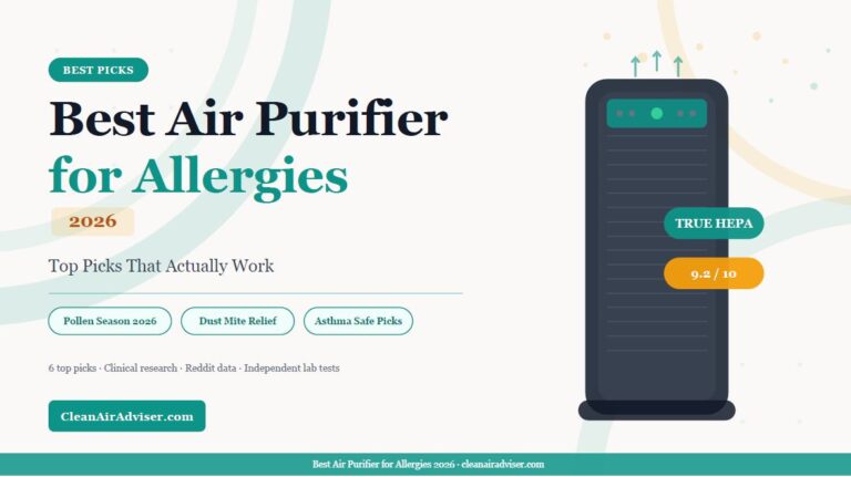 Best air purifier for allergies 2026 — top picks for pollen, dust mites, pet dander and asthma including Coway AP-1512HH, Levoit Vital 200S and Winix 5510